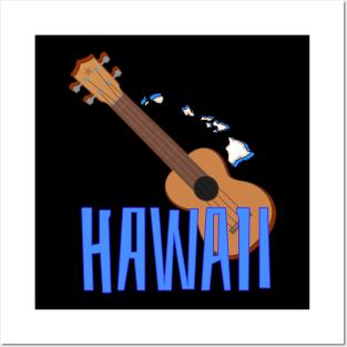 Ukulele Hawaiian Posters and Art